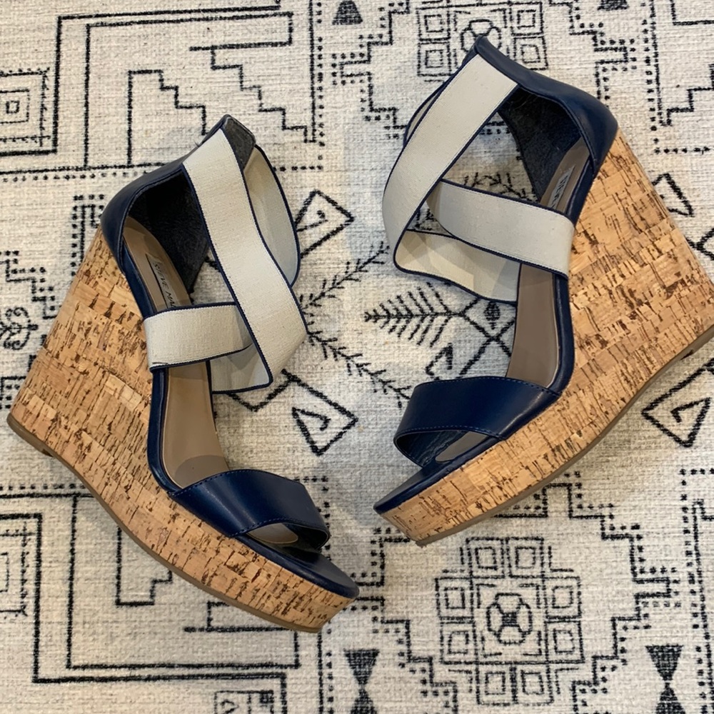 Steve Madden Eddna Platform Wedge Sandals